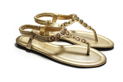 Gold Diamond Sandal