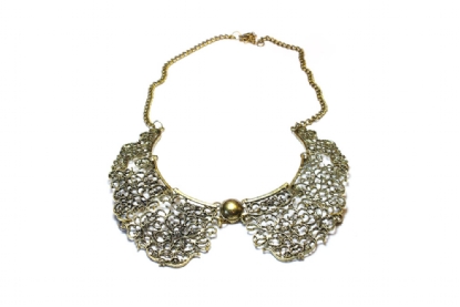 Antique' gold collar necklace