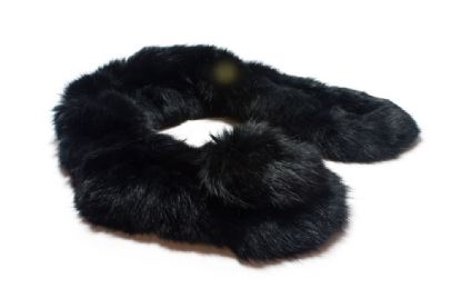 Black Fur Scarf/Collar